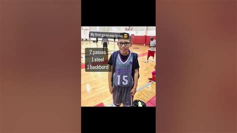 My First Game Was Today😎 #viral #instagram #reels #basketball #nerd - YouTube