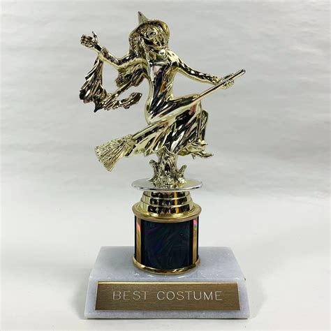 Witch Trophy with Column | Athletic Awards and Engraving