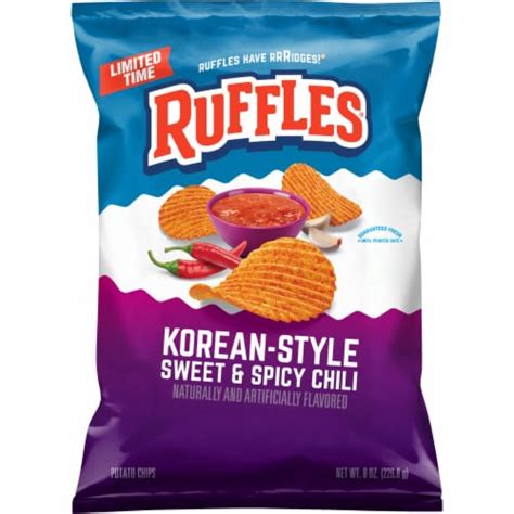 Ruffles® Korean-Style Sweet & Spicy Chili Potato Chips, 8 oz - Fry’s ...