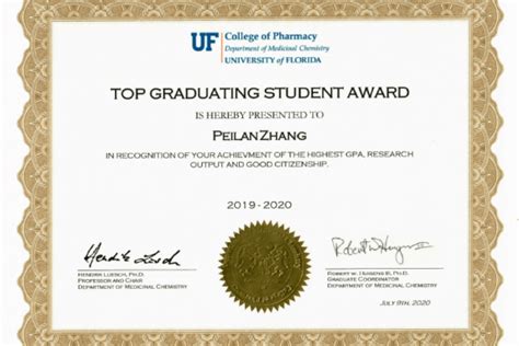 Virtual awards ceremony celebrates student achievements » Department of Medicinal Chemistry ...