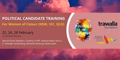 Political Candidate Training for Women of Colour (NSW, VIC, QLD) | Humanitix