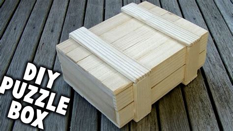 Plans for simple handmade puzzle box