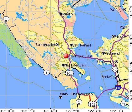 Larkspur, California (CA 94901) profile: population, maps, real estate, averages, homes ...