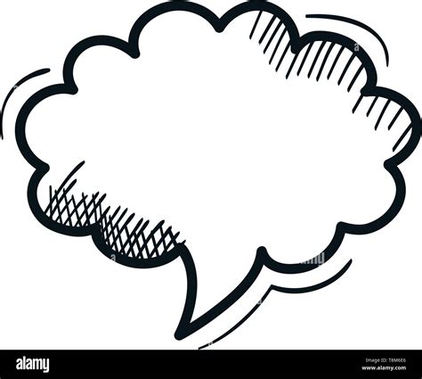 speech bubble message drawing vector illustration design Stock Vector Image & Art - Alamy