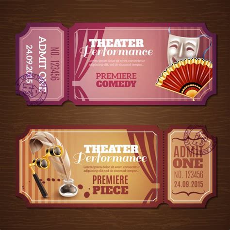 Background Banner - Free Vectors & PSDs to Download | Theater tickets, Vector free, Theatre ...