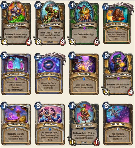 Hearthstone's upcoming event features 18 buffed cards, new free Legendary minion - Inven Global