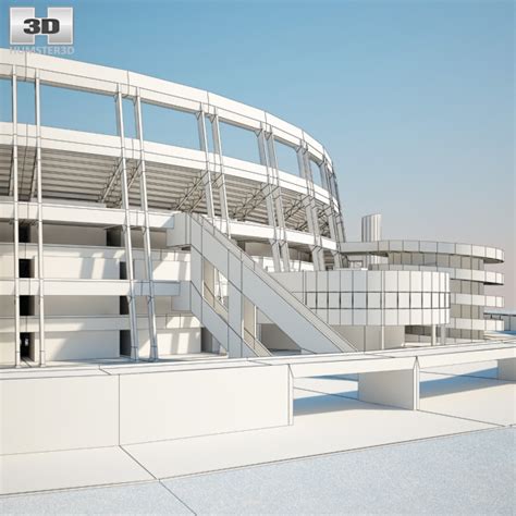 Qualcomm Stadium 3D model - Architecture on Hum3D