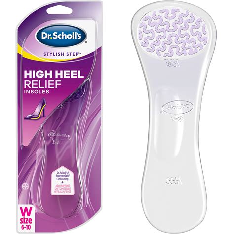 Buy Dr. Scholl's Stylish Step High Heel Insoles Size 6 - 10, Purple, 1 ...