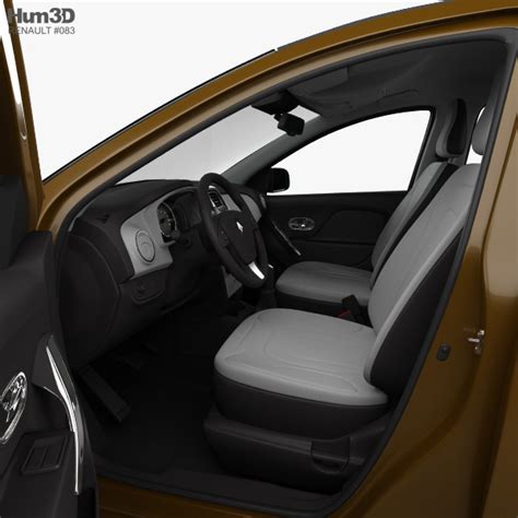 Renault Logan sedan (Brazil) with HQ interior 2016 3D model - Vehicles ...