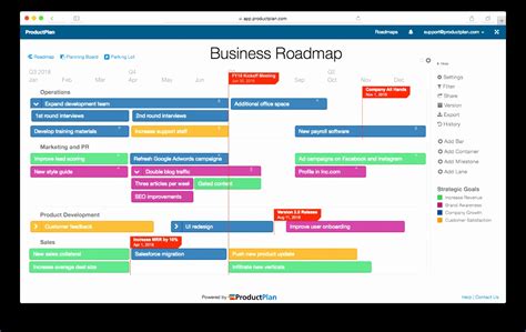 Business Roadmap Template Excel