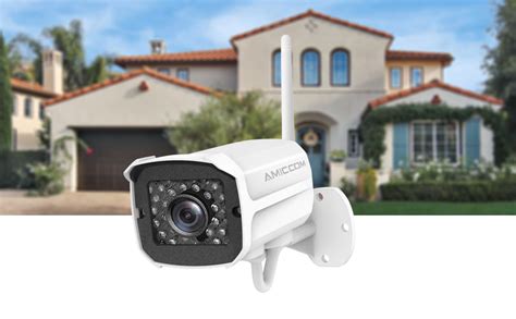 Security Camera Outdoor, 1080P WiFi Camera Surveillance Cameras, IP ...