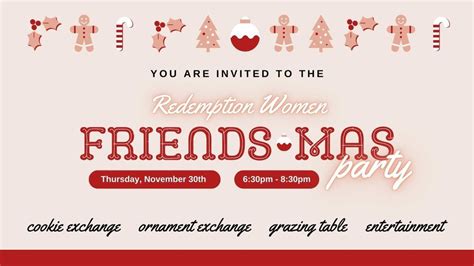 FriendsMas Holiday Party, Redemption Church, Lakeland, 30 November 2023 | AllEvents.in