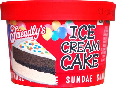 On Second Scoop: Ice Cream Reviews: Friendly's Ice Cream Cake Sundae Cup
