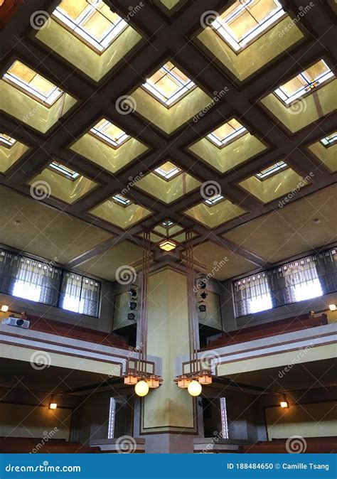 Unity Temple at Oak Park, Chicago, Illinois, US Editorial Image - Image of park, wright: 188484650