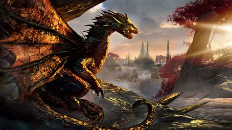 1366x768 Dawn Of Dragons Artwork 5k Laptop HD ,HD 4k Wallpapers,Images ...