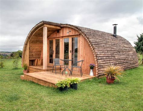 Glamping Pods & Cabins — moduLog | Pod house, Arched cabin, Quonset hut ...