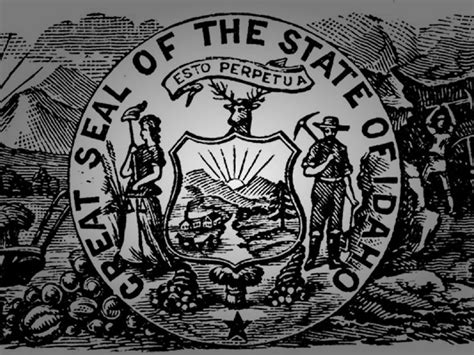 A Great Seal For A Great State - Idaho-Forged