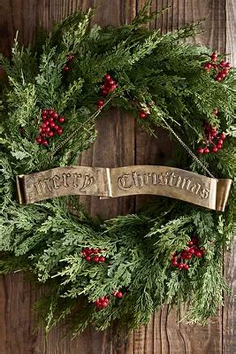 Merry Christmas Hanging Sign | AnthroLiving