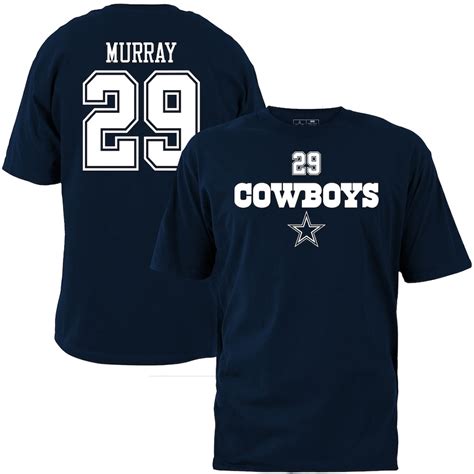 DeMarco Murray Dallas Cowboys Navy Blue Name & Number T-Shirt