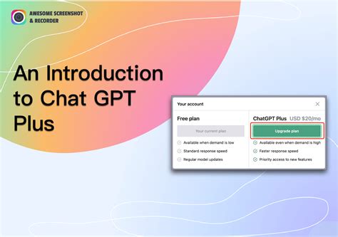 An Introduction to Chat GPT Plus