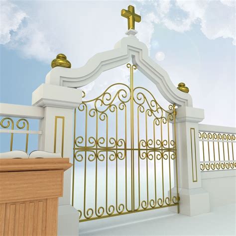 3D model Pearly Gates of Heaven | CGTrader