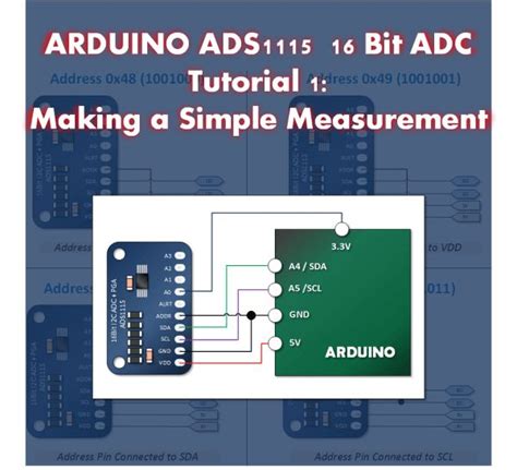 Arduino ADS1115 Module Getting Started Tutorial | Arduino, Tutorial, Arduino projects