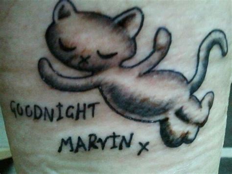 Marvin tattoo ♥ | Ink tattoo, Paw print tattoo, Print tattoos