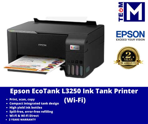 Epson L3250 EcoTank A4 Wi-Fi AiO Ink Tank Printer (Print, Scan, Copy ...