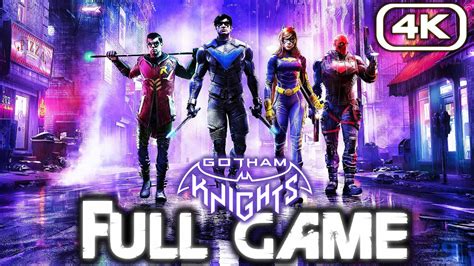 GOTHAM KNIGHTS Gameplay Walkthrough FULL GAME (4K 60FPS) No Commentary ...