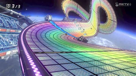 Wii U - Mario Kart 8 - Rainbow Road - YouTube