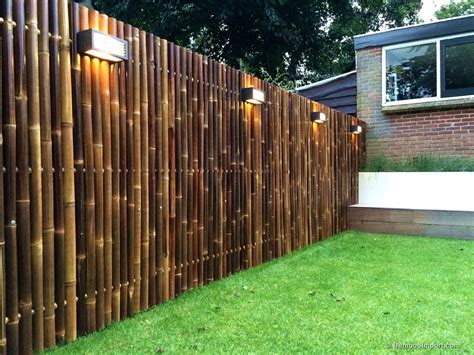 Giant Black Bamboo Fence Panel 180 x 200 cm – Miljövänliga Bambu Produkter