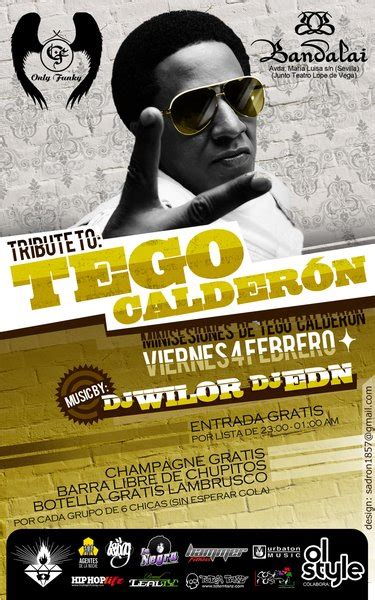 Only Funky presenta: Fiesta Cosa Nostra & Tribute To Tego Calderon ...