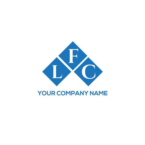 LFC letter logo design on WHITE background. LFC creative initials ...