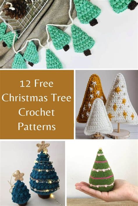 12 Free Christmas Tree Crochet Patterns - Made by Gootie