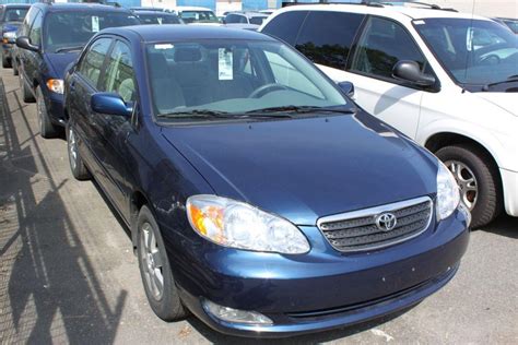 2006 BLUE TOYOTA COROLLA LE 4DR SEDAN