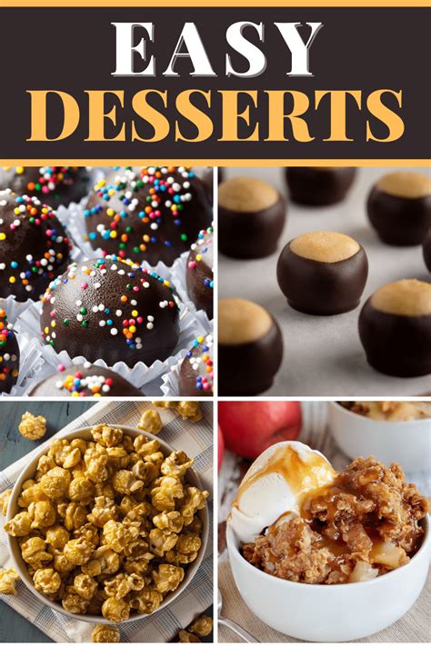 50 Easy Desserts To Make at Home - Insanely Good