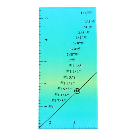 Seam Allowance Ruler Straight for Sewing Machine Various Seam Size /8 to 2 inch Hems - Walmart.com