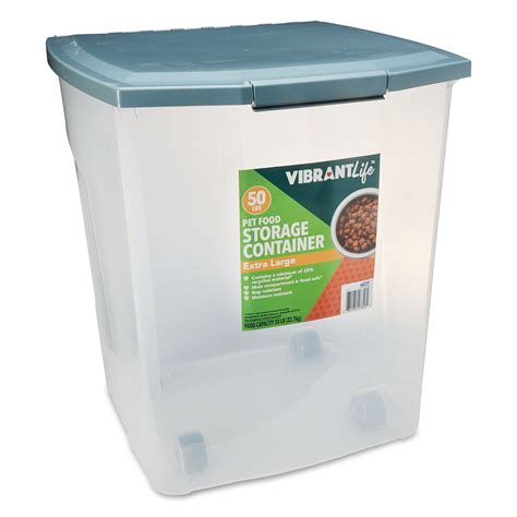 Vibrant Life Pet Food Storage Container, Extra-Large, 50 lb - Walmart.com