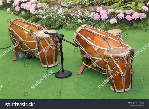 Kendang Gamelan Indonesian Traditional Musical Instrument Stock Photo ...