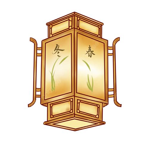 Four Season PNG Image, Four Seasons Square Lantern, Lantern, Chinese Style, Square Lantern PNG ...