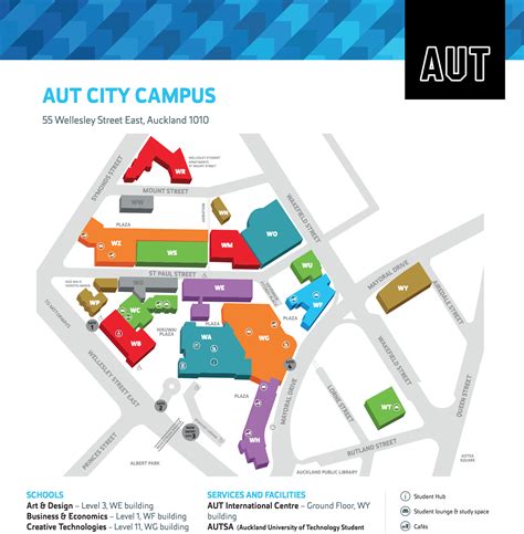 AUT City Campus Map - Explore the Charm of AUT City Campus