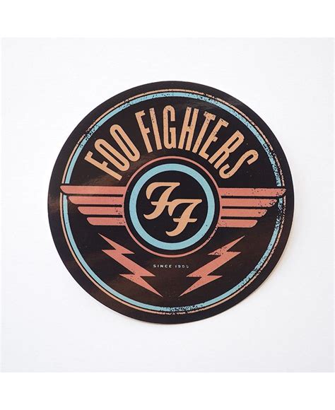 Foo Fighters - Official Round Logo Sticker | Foo fighters, Foo fighters ...