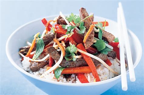 Thai Beef Stir-fry Recipe - Taste.com.au