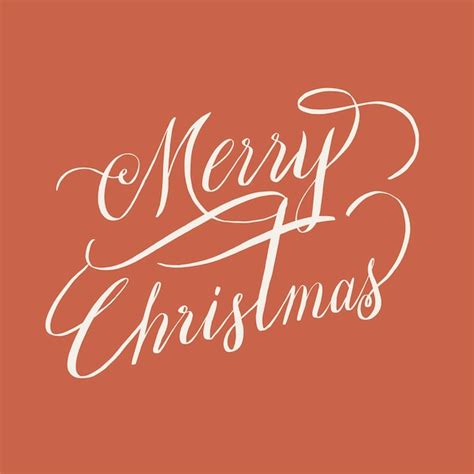 Free Vector | Merry christmas typography style