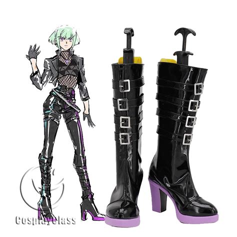 PROMARE Lio Fotia Black Cosplay Boots - CosplayClass