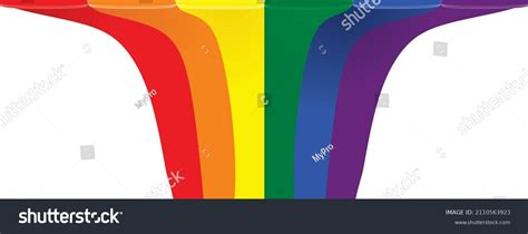 Rainbow Strips Background Vector Illustration Stock Vector (Royalty ...