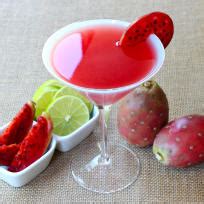 Prickly Pear Martini - Food Fanatic