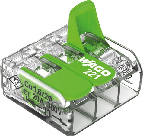 WAGO 221-423: COMPACT Terminal Block Series 221 - "the same in green ...