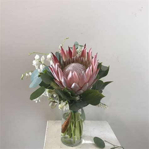 gorgeous king protea bridal bouquets from www.fostersflowershop.com | Protea bridal bouquet ...