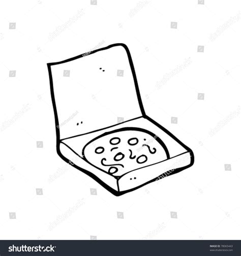 Pizza Box Cartoon Stock Vector Illustration 78065443 : Shutterstock